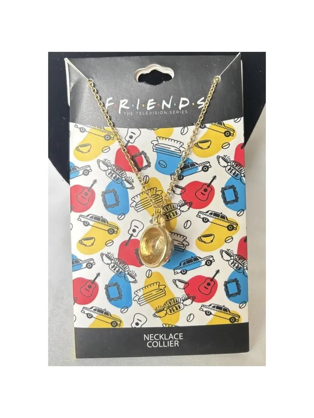 Friends Central Perk Coffee Cup Necklace TV Show Sitcom Fan Jewelry Gift